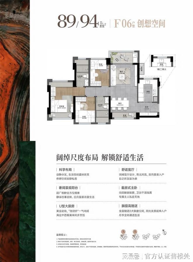 攻略：83-113㎡全能户型解析指南｜龙岗星河盛境瑞府户型优选(图10)